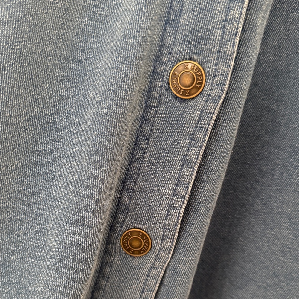 Z Supply All Day Knit Denim Jacket - Picture 6 of 8